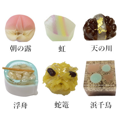 季節の上生菓子6種入り