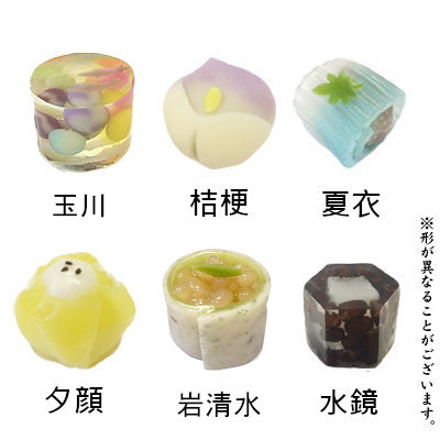 季節の上生菓子6種入り