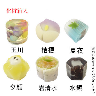 【ご贈答用】季節の上生菓子6種入り
