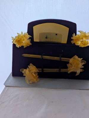 白無垢用鼈甲かんざしセット（Wedding Bekkou Kanzashi Set)