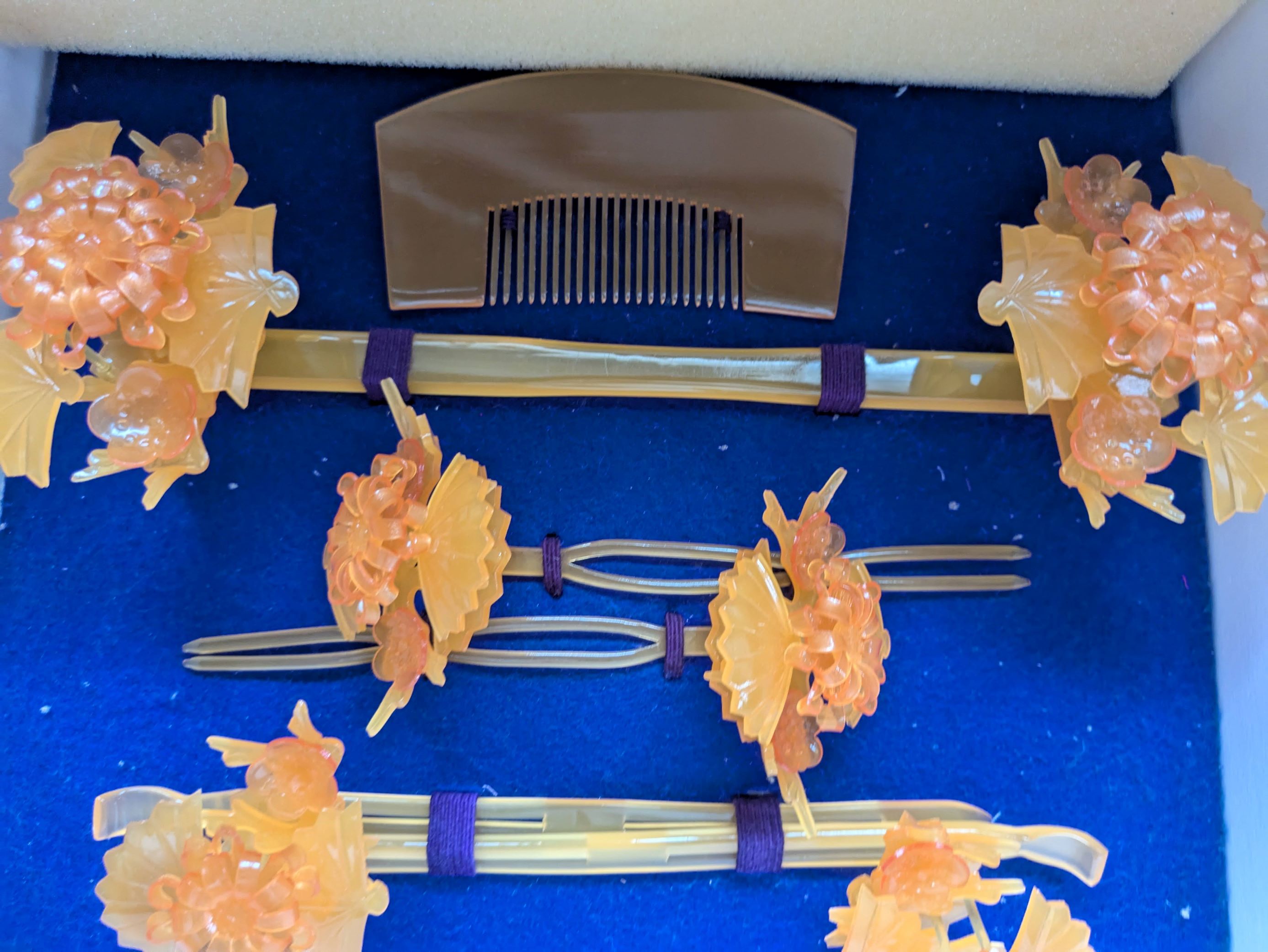 中古花嫁用鼈甲かんざし（Wedding bekkou Kanzashi) 小ぶり | おかつらや