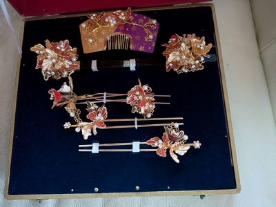 お色直し用かんざしセット(Wedding Kanzashi Set)