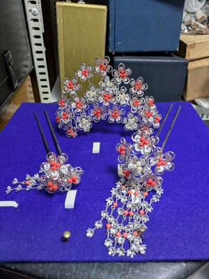 中古舞踊かんざしセット(japanese danching Kanzashi set USED)
