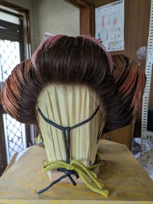 中古ピンクおすべらかしかつら（Pink osuberakashi katsura Used) 