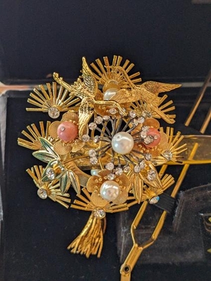 花嫁色かんざし お色直し用かんざしセット（Wedding Kanzashi Set) | おかつらや