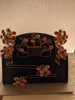 お色直し用かんざしセット（Wedding Kanzashi Set)リメイク版 | おかつらや