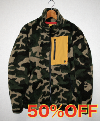カモフラージュ・ボアジャケットBLB-48