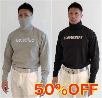 4WAYストレッチ・タートルネック:BLS-276