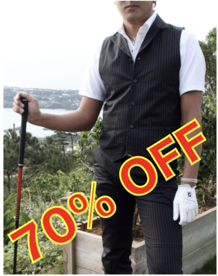 レア・ピンストライプベスト・