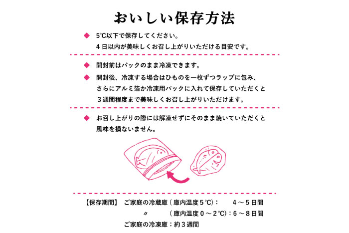 干物の美味しい保存方法