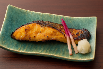 鮭西京漬け　1切