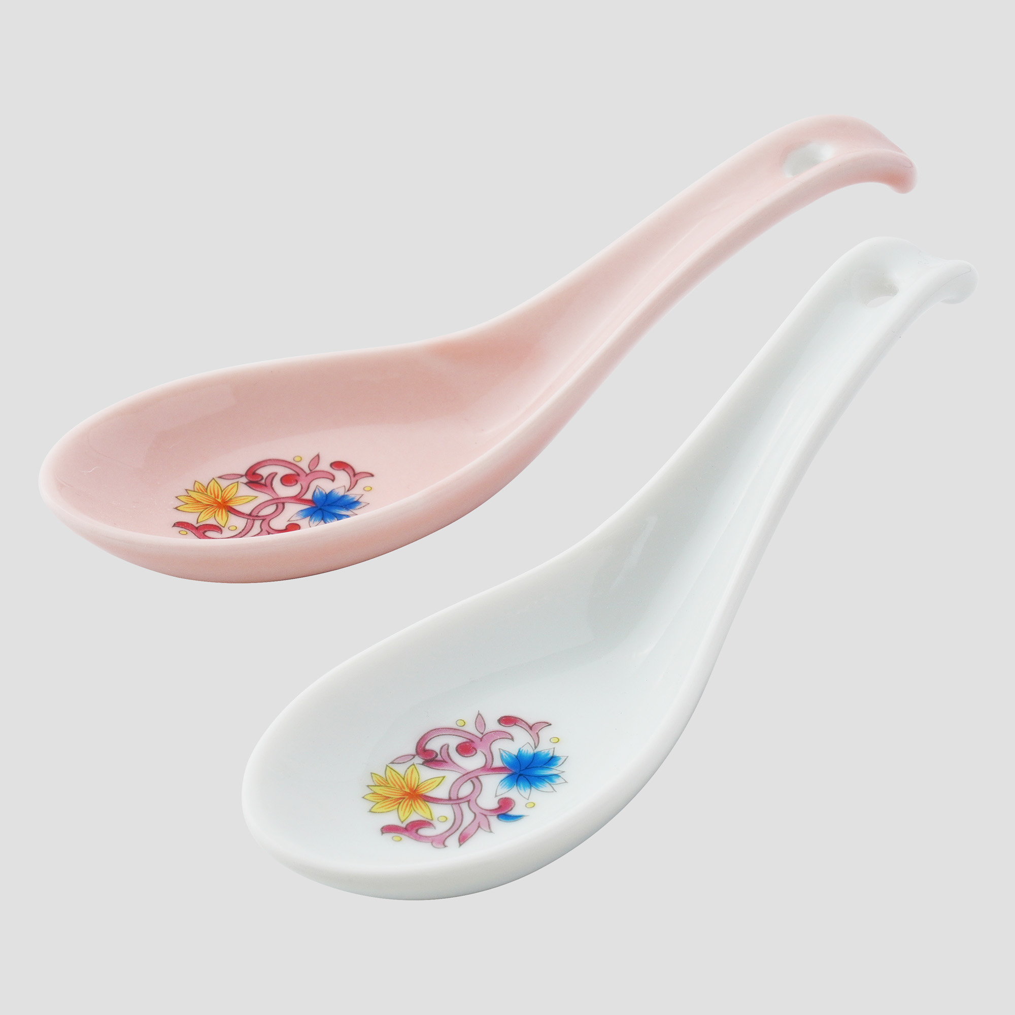 紫彩唐草レンゲ | 中華街 照宝