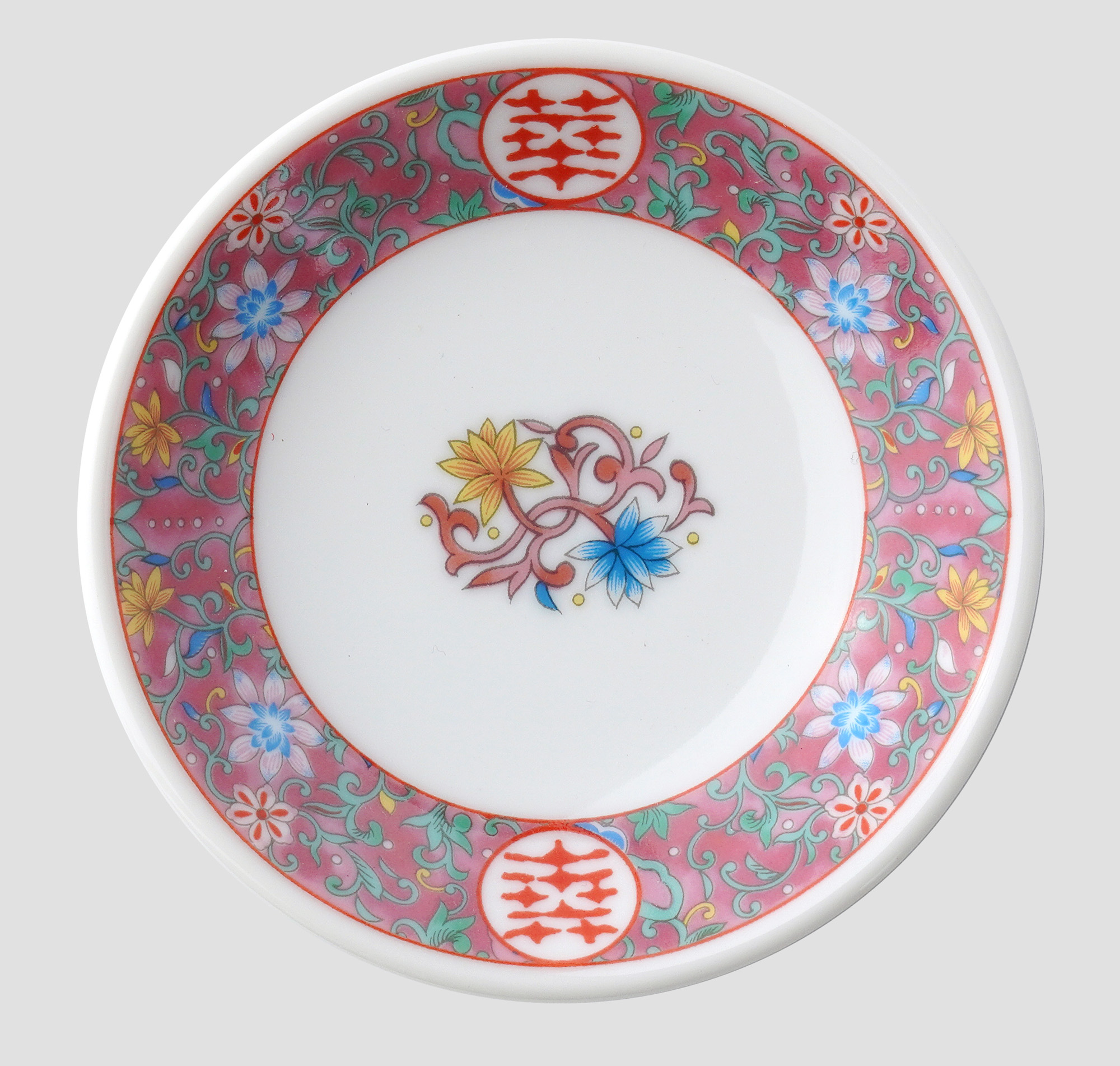 紫彩唐草 3．0丸皿 | 中華街 照宝