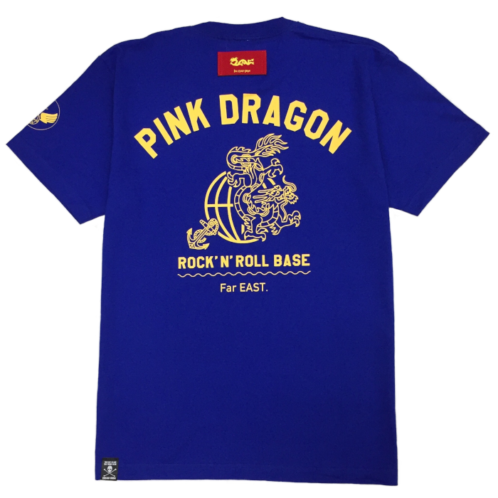 CS R＆R BASE TシャツBLUE | ピンクドラゴン