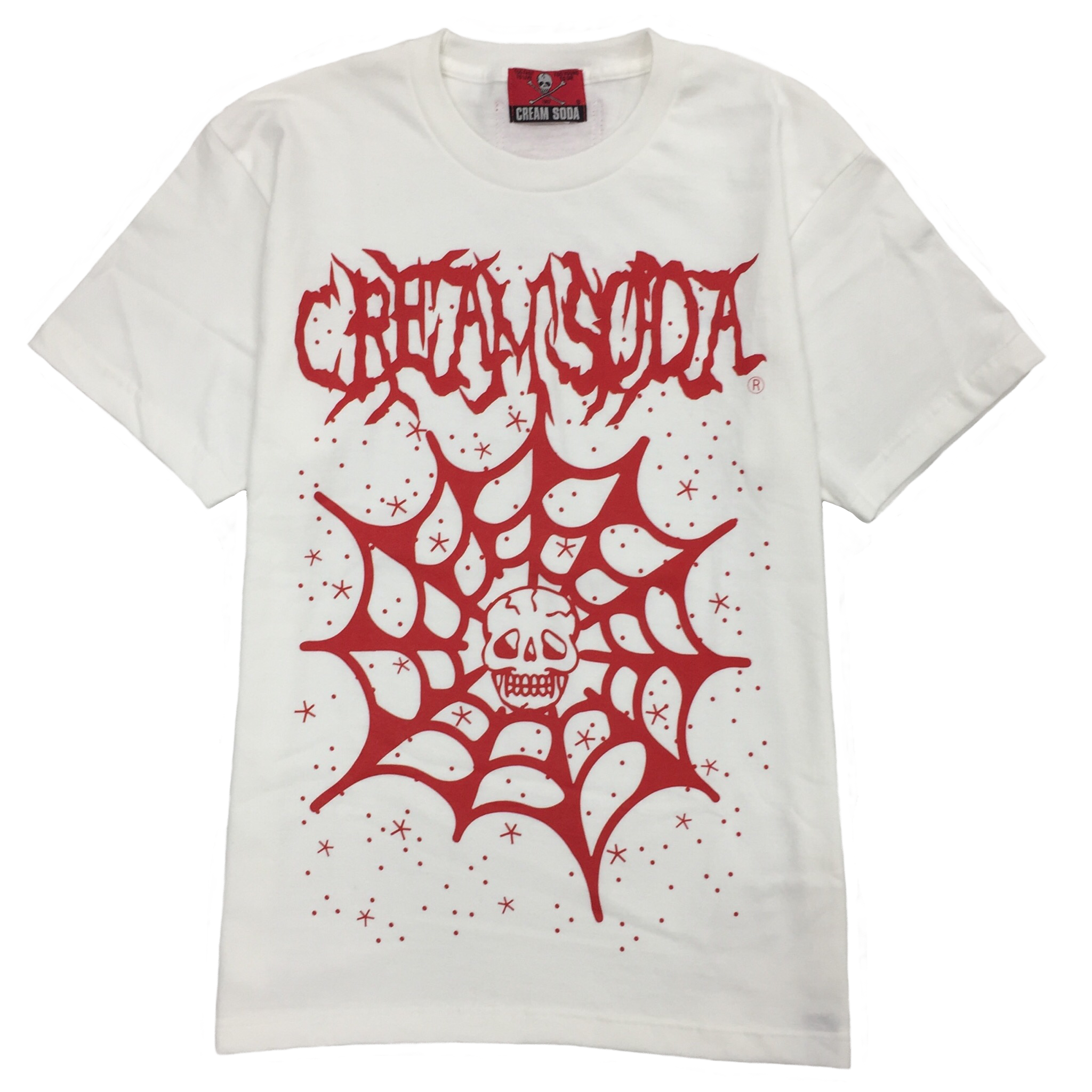 CS スパイダーウエブTシャツWHITE | ピンクドラゴン