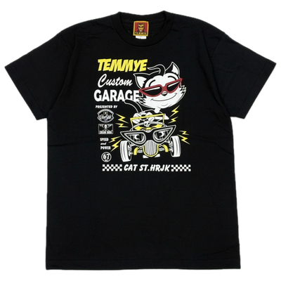 TE C-GAREGE TシャツBLACK