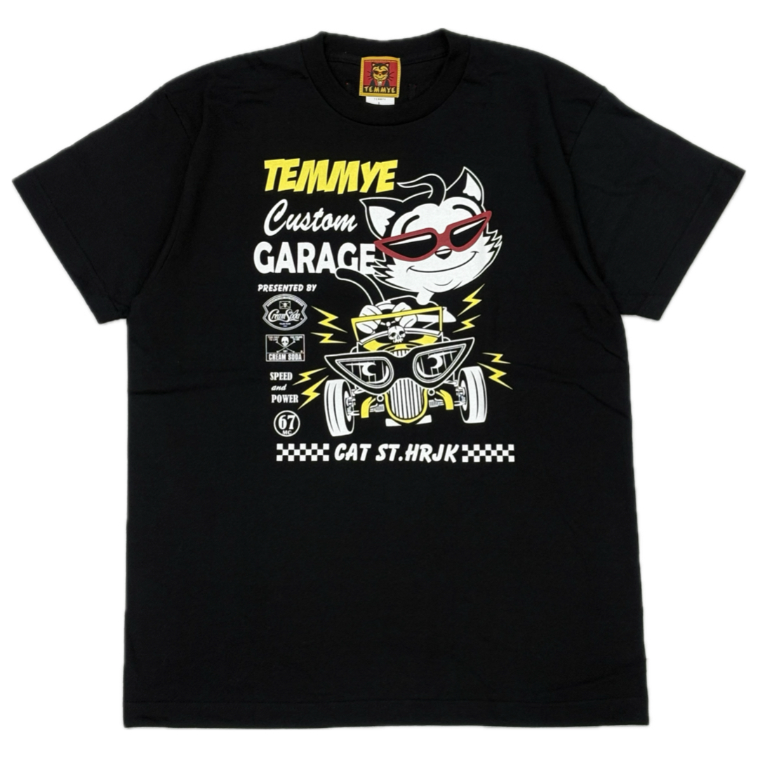 クリームソーダ TEMMYE ティミー 刺繍 半袖 ボーリングシャツ サイズM