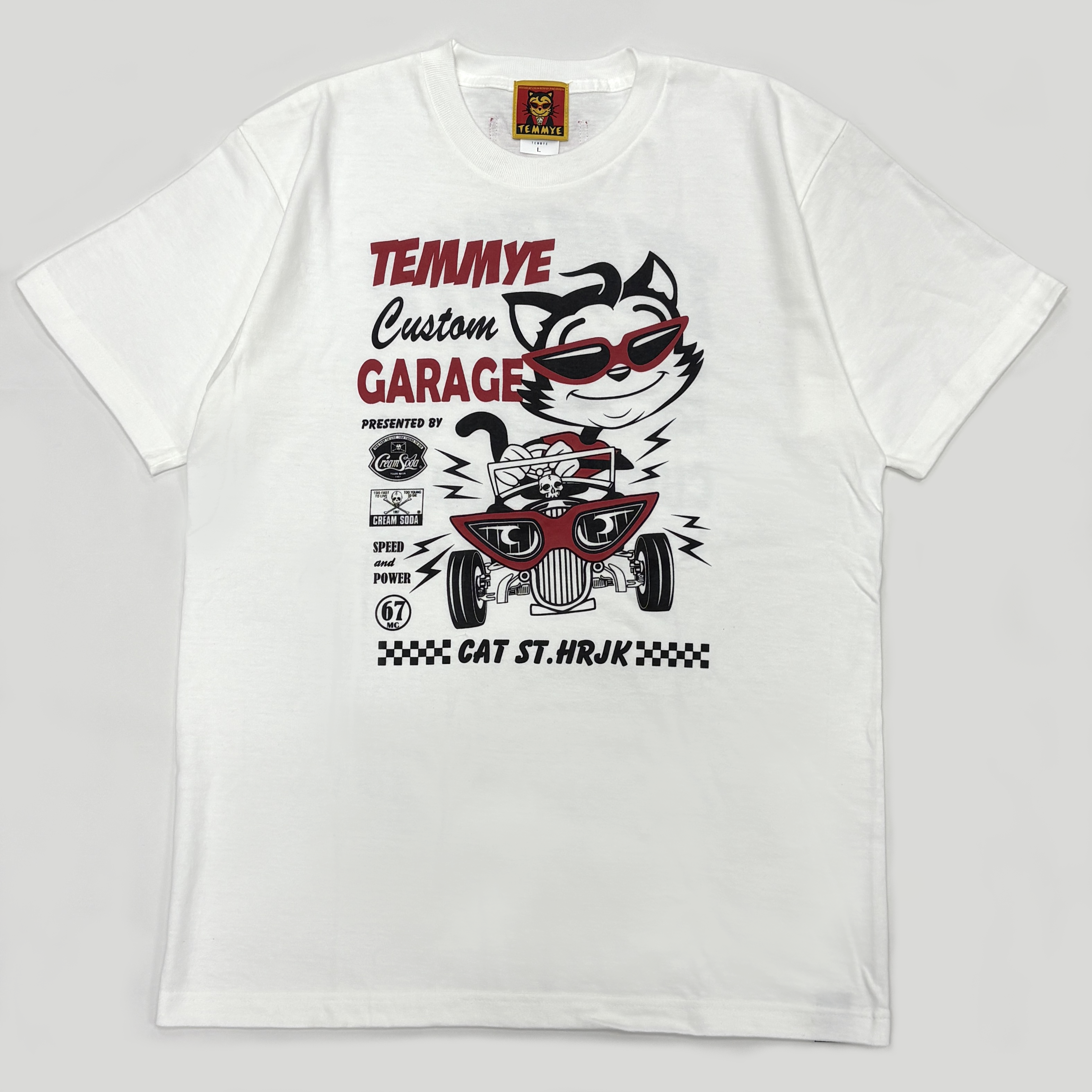 TE C-GARAGE TシャツWHITE | ピンクドラゴン