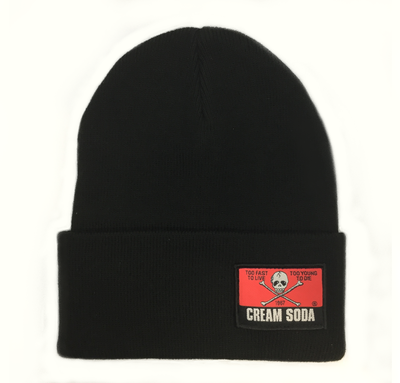 CS ニットキャップドクロワッペンBLACK