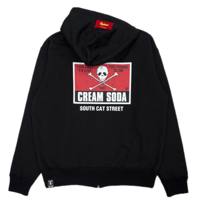CS カクドクロジップパーカーBLACK