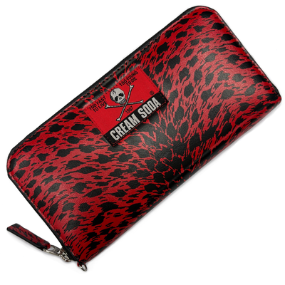 CS ラウンドファスナーウォレットRED