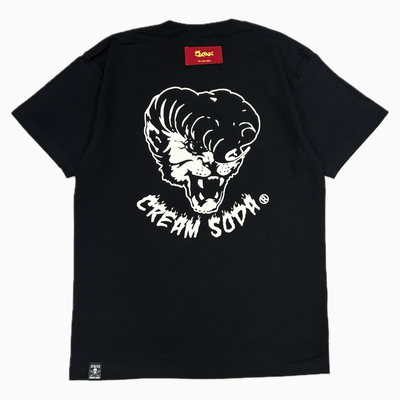 CS ドラムネコTシャツB/W