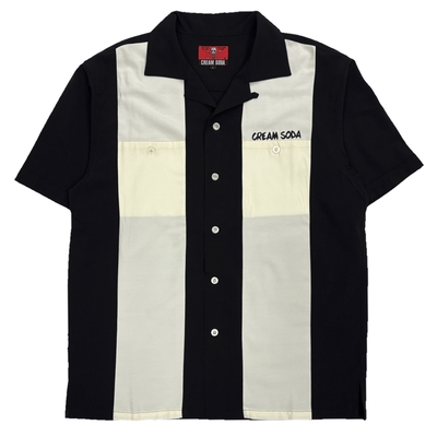 CS 縦切り替えしシャツBLACK