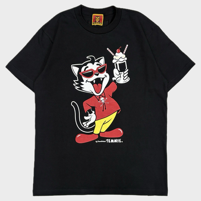  TE CHEERS TシャツBLACK 