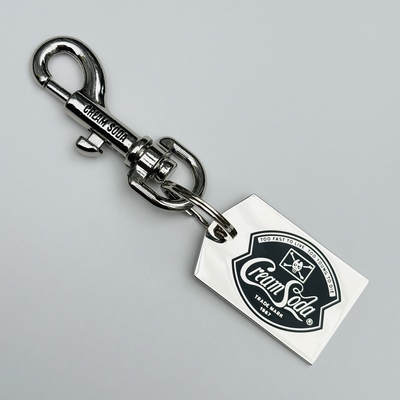 CS プレートキーホルダー新ドクロ