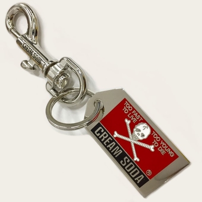 CS プレートキーホルダーカクドクロ