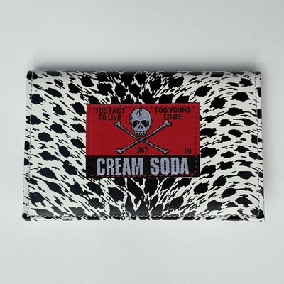 CS パスケースヒョウ柄WHITE