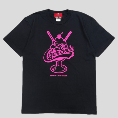 CS ストローTシャツBLACK