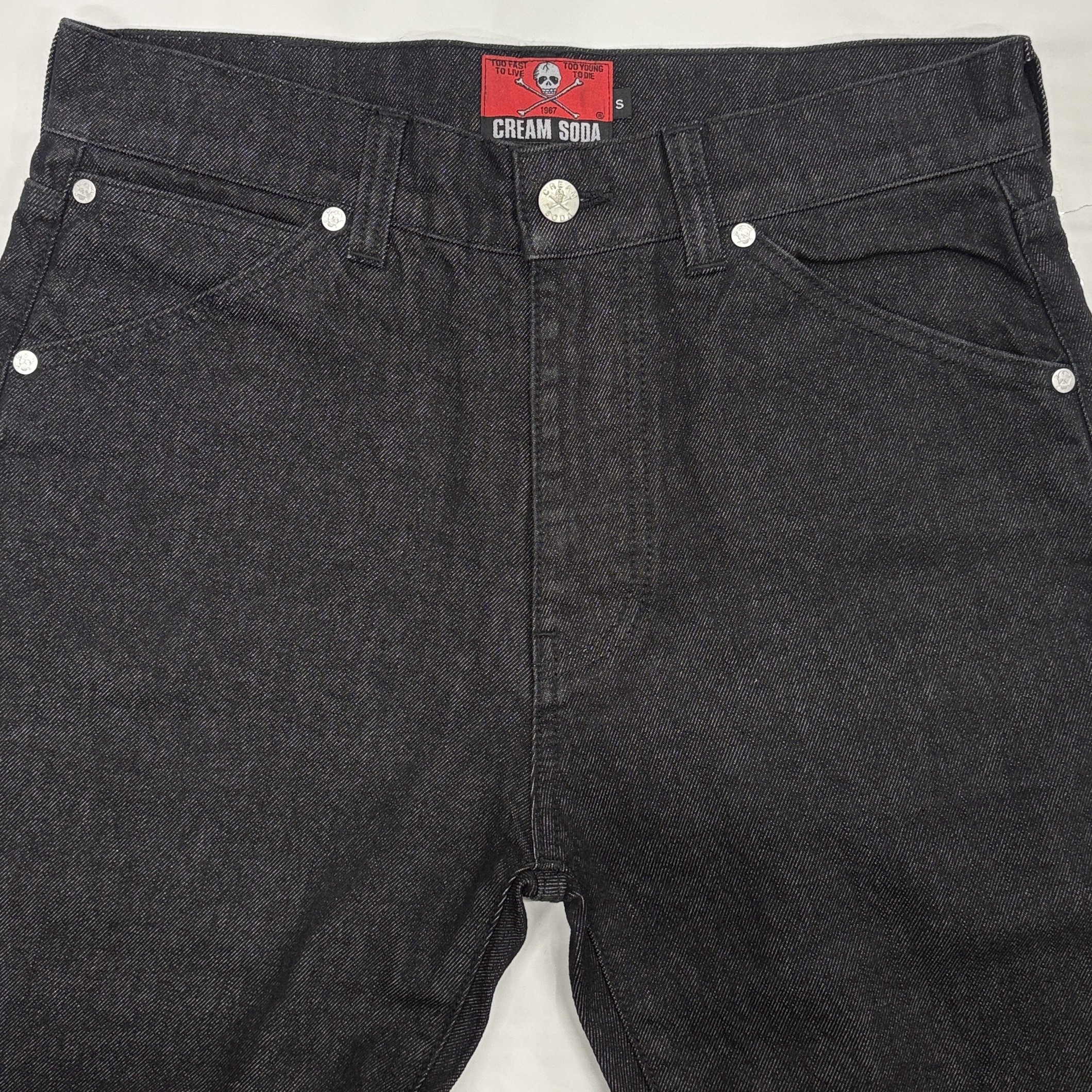 CS デニムパンツBLACK DENIM | ピンクドラゴン