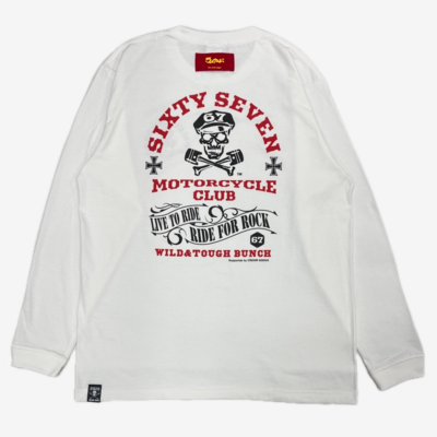 CS 67MCC L/S TシャツWHITE