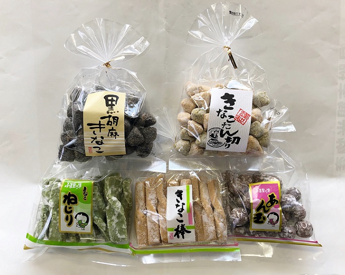越後の懐かしい駄菓子セット (5品各1袋) | ブリッジにいがた 