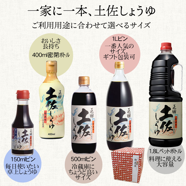 土佐しょうゆ一覧