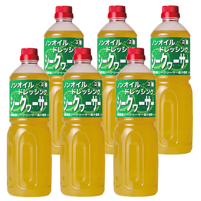 ノンオイルドレッシング シークワーサー 1Lペットボトル&times;6本