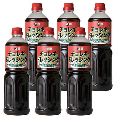 チョレギドレッシング 1L &times;6本 業務用 韓国風サラダドレッシング