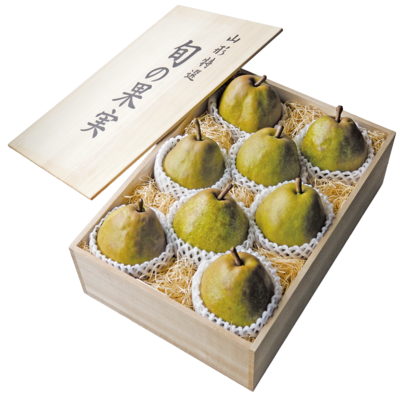 大切なあの方へ…特秀品「ラ・フランス」桐箱3kg(4L・8玉~6L・6玉)