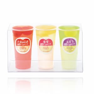 ゼリー＆ムース 3本入(クリアケース)