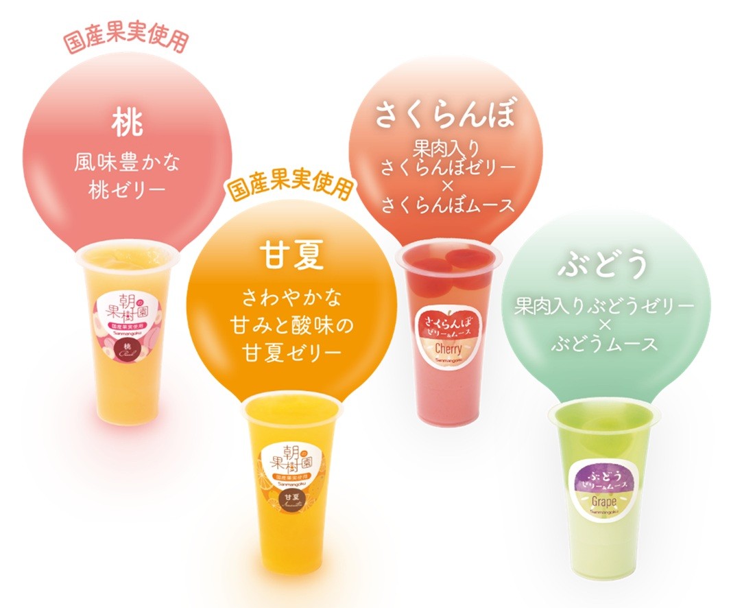 朝の果樹園　トールカップ　各種