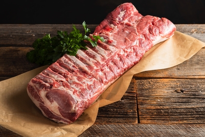 【骨付き！】Bone In Loin 黒豚ロース（骨付き）ブロック　7.２kg