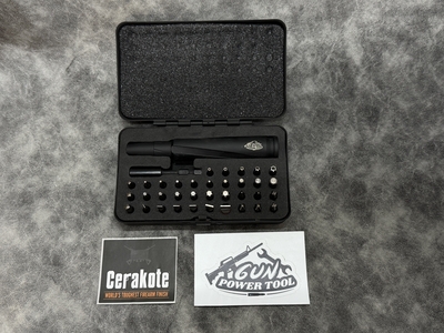 .50 CALIBER BULLET-STYLE｜STANDARD SCREWDRIVER SET&nbsp;Black&nbsp;