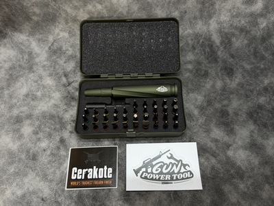 .50 CALIBER BULLET-STYLE｜STANDARD SCREWDRIVER SET&nbsp;Green&nbsp;