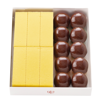 詰合せ〈芋ようかん6本・あんこ玉(黒)10個〉