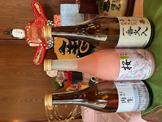 お燗向きセット（桃色にごり桜入り）