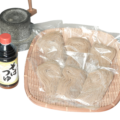 半生五割そばギフト（100g&times;6）家伝そばつゆ付｜道の駅耶馬トピア