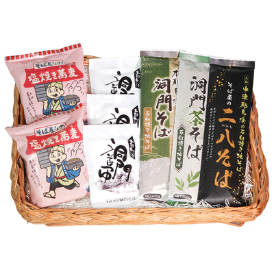 セットA（定番そば食べ比べギフト）｜道の駅耶馬トピア