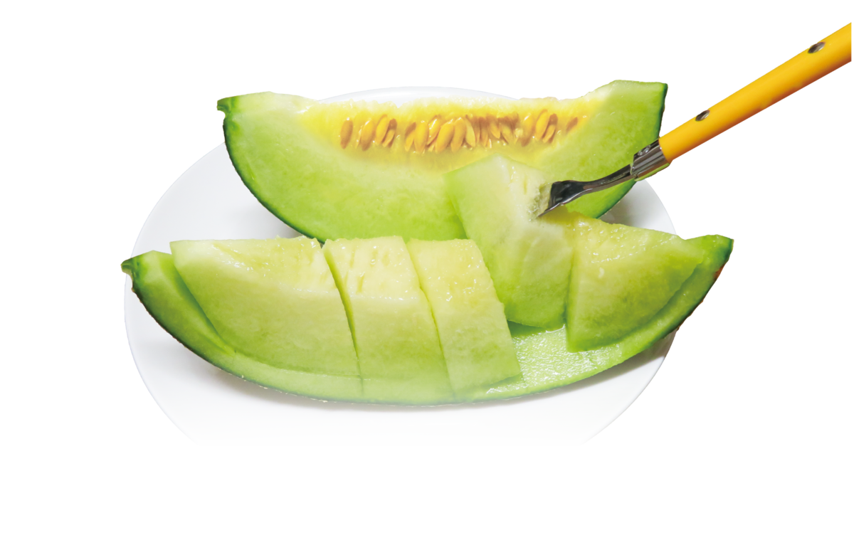 温室立体栽培・うちののメロン（2玉／1.7kgx2） | 物産直売所「山ん神」