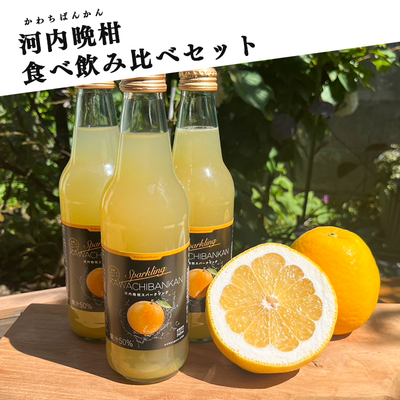 河内晩柑の食べ飲み比べセット
